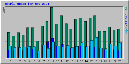 Hourly usage for May 2024